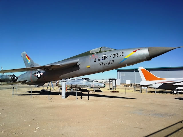F-105D Thunderchief, S/N 61-0107, Buzz Number FH-107, National Museum of Nuclear Science, Albuquerque NM
